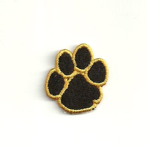 Tiny Paw Print Patch, Any Color Combo! Custom Made! F33