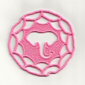 4" Elephant Lace Verfraaiing / Sun Catcher! Op maat gemaakte kleur!