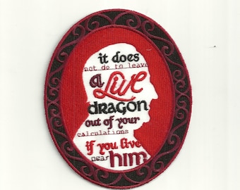 J. R. R. Tolkien Quote, Cameo Patch! Custom Made!
