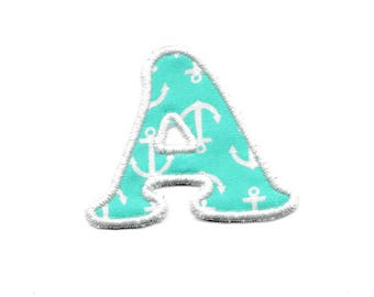 Any Letter, Anchor Patch! Custom Made!