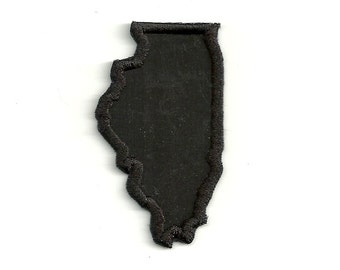 Illinois State Patch! Any Color! Custom Made!