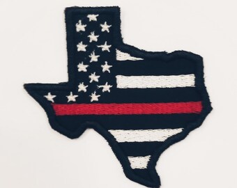 Texas First Responder State Flag Patch! Custom Made!