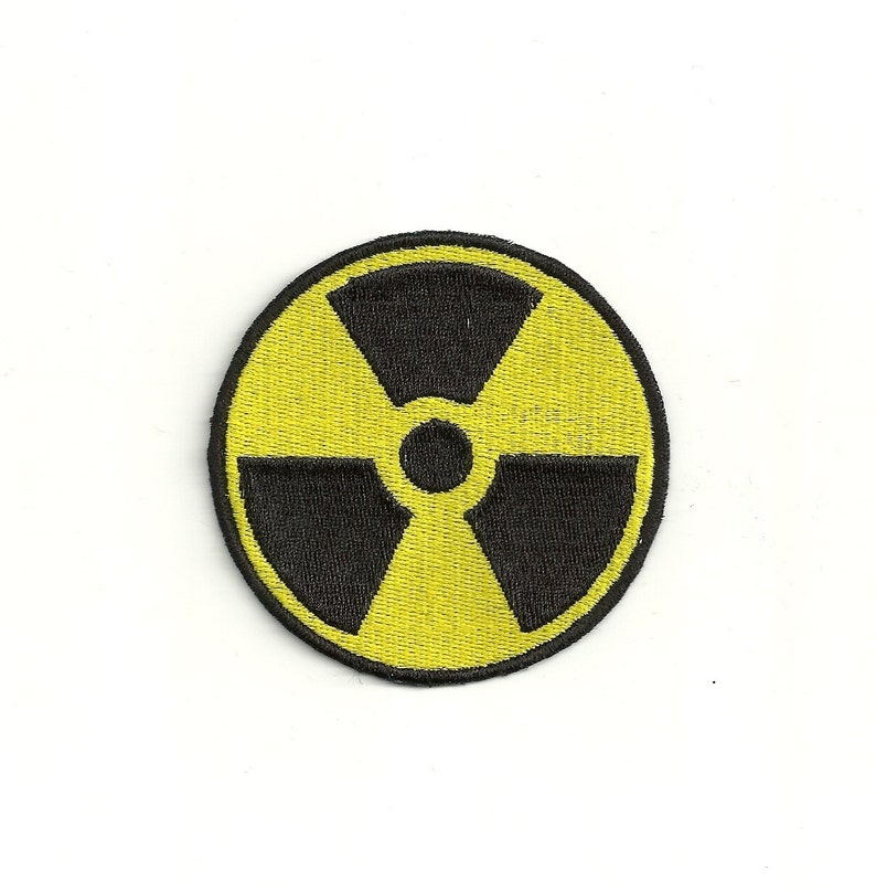 Radioactive Sign Patch Custom Made image 1