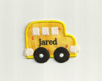 Your Name on a  School Bus Patch, Custom Made!