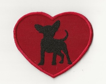 3" I Love my Chihuahua Patch!