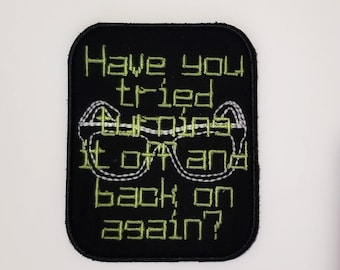 Techy Nerd Patch! Custom Made!
