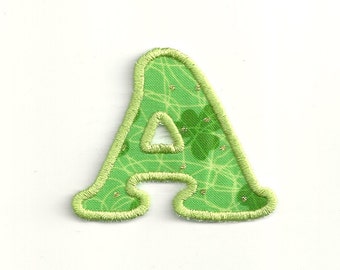 Saint Patrick's Day Classic Glitter Letter, 4" Patch! Custom Made!