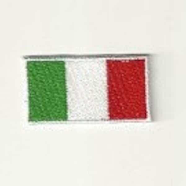 Tiny Italian Flag Patch! Custom Made! F24