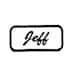 CURSIVE Rectangle Name Patch! Any Color Of Name and Border Custom Made!