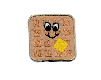 Happy Waffle Patch! Custom Made! AP146