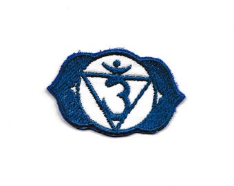 Chakra Violet,  6th Brow Chakra, spiritual connection, knowledge and unity  2 inch patch