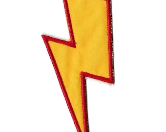 Lightening lightning Bolt Patch, Any Color Combo! Custom Made! AP32