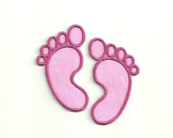 Baby Footprint, Patch! Custom Made!