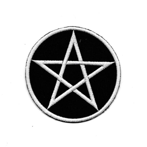 2.5" Pentagram Patch! Custom Made Color!