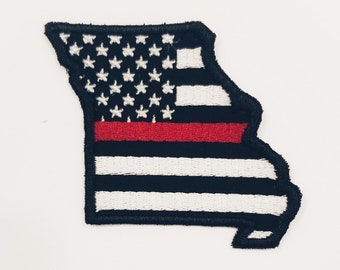 Missouri First Responder State Flag Patch! Custom Made!