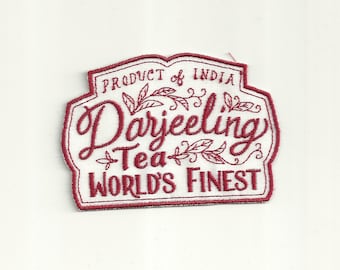 Darjeeling Tea Cafe Patch! Custom Made! AP57