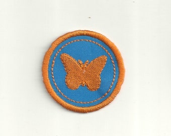 2" Butterfly Catcher Merit Badge, Patch! Custom Made!