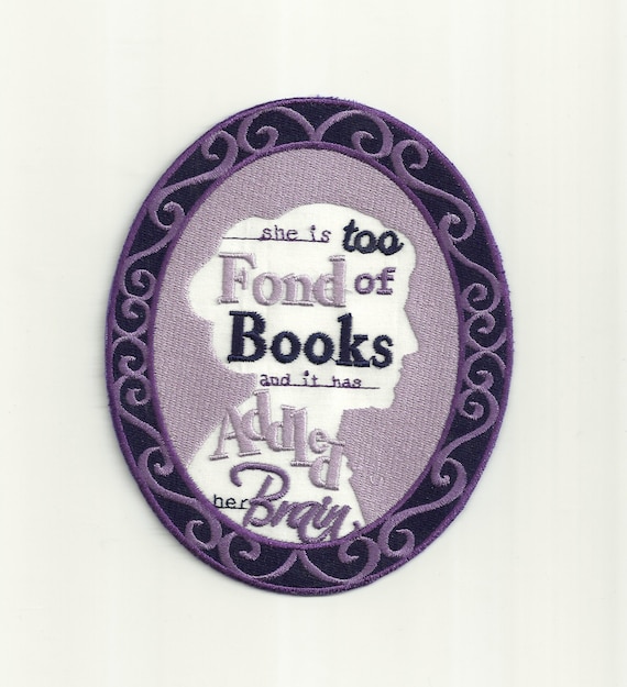 Louisa May Alcott Quote, Cameo Patch! Custom Made!