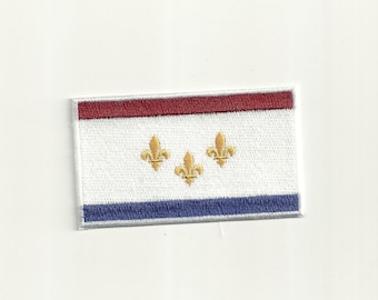 Flag of New Orleans, Patch! Custom Made!