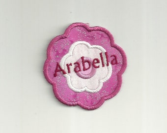 Your Name on a Flower Patch, 3" Custom Made!