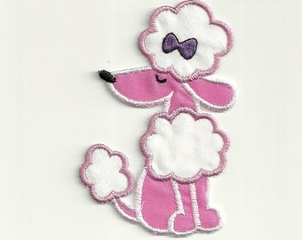 Cartoon Poodle Patch Custom Made!