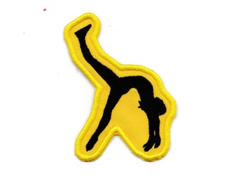 Gymnast Silhouette Patch! Custom Made!