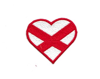 Alabama Heart State Flag Patch Custom Made!