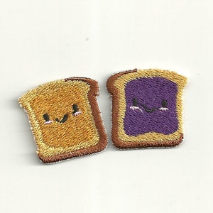 Set of Peanut Butter and Jelly, Patches Custom Made F6 image 1