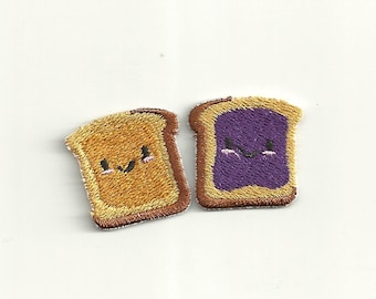 Set of Peanut Butter and Jelly, Patches! Custom Made! F6