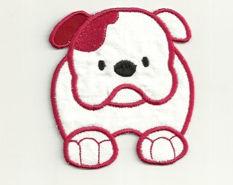 Bulldog Puppy Patch! Custom Made!