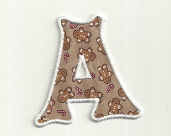 Gingerbread Man Letter! 4" any letter Custom Made!