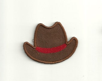 Tiny Cowboy Hat Patch! Any Color Combo Custom Made!