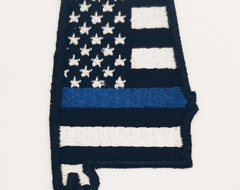 Alabama First Responder State Flag Patch! Custom Made!