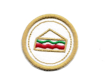 2" Sandwich Master Merit Badge, Patch! Any Color combo! Custom Made!