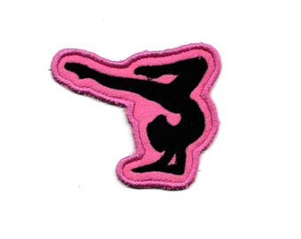 Gymnast Silhouette Patch! Custom Made!