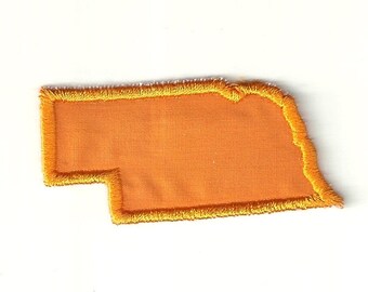 Tiny, Nebraska State Patch! Custom Made!