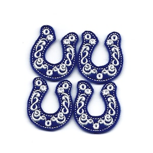 Horseshoe Felties! Custom Color, Set of 4!