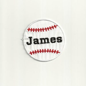 Your Name or Initial on a Baseball Patch! Custom Made! AP128