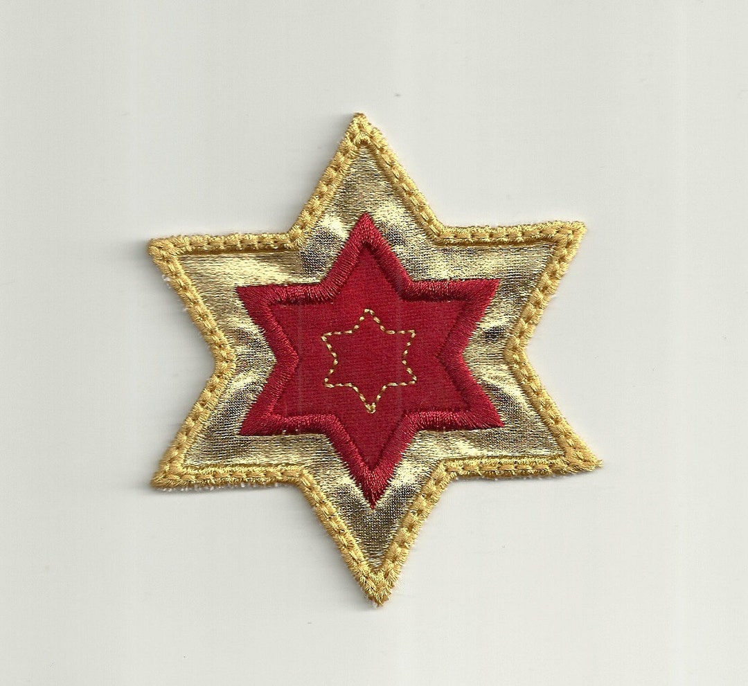 Christmas Star Patch, Any Color Combo. Custom Made! AP53 - Etsy