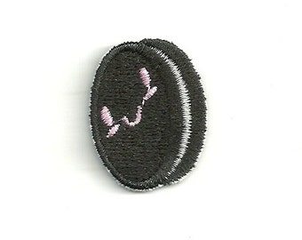 Tiny Smiling Cookie Patch! Custom Made!