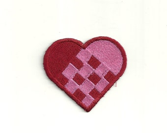 Woven Heart Patch Custom Made!