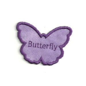Your Name on a Butterfly Patch! Many Colors and Sizes! Custom Made!