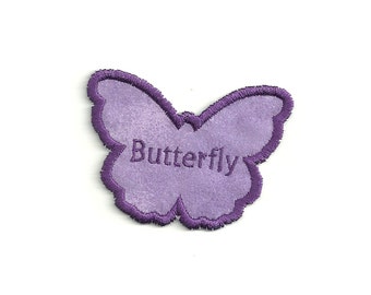 Your Name on a Butterfly Patch! Many Colors and Sizes! Custom Made!