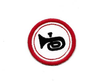 2" Tuba Merit Badge, Patch! Any Color combo! Custom Made!