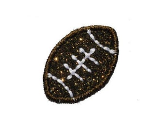 1" Glitter Football Patch! NO MESS!! PN21
