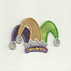 Mardi Gras, Jester&#39;s Hat Patch Custom Made!