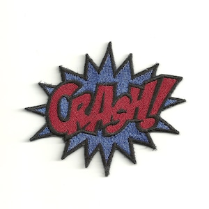 ¡Superhéroe, parche CRASH! ¡Cualquier Combo de Color! Hecho a medida!