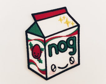 The Nogg, Christmas Eggnog Patch! Custom Made!