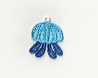 3" Jellyfish Lace Charm / Ornament, Custom Color!