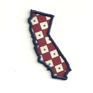 California State Patch! Any Color! Custom Made!